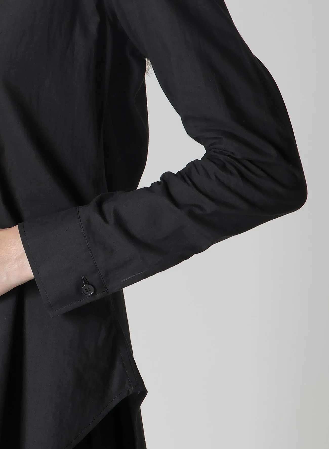 100/-KHADI DRAPED DETAIL HOOD DRESS