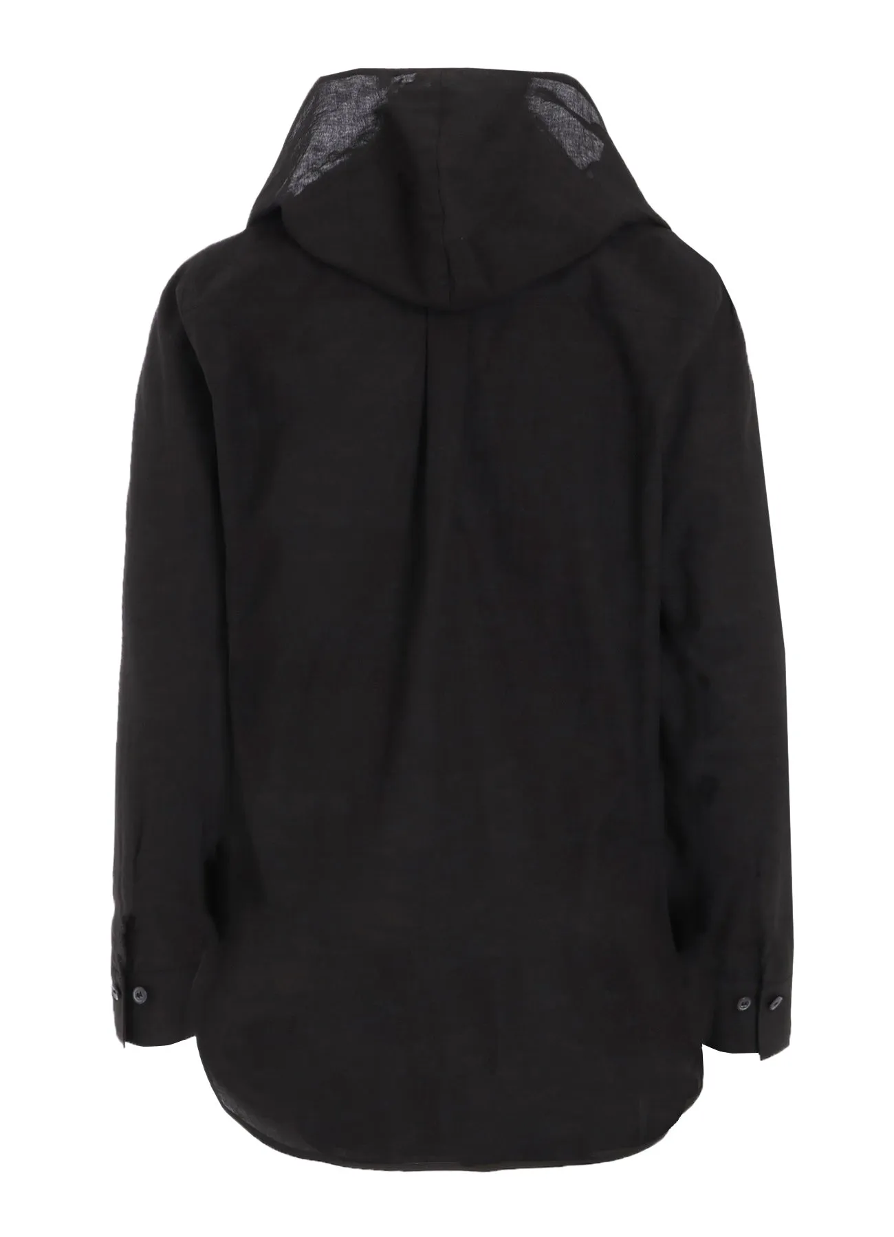 100/-KHADI DRAPED DETAIL HOOD DRESS