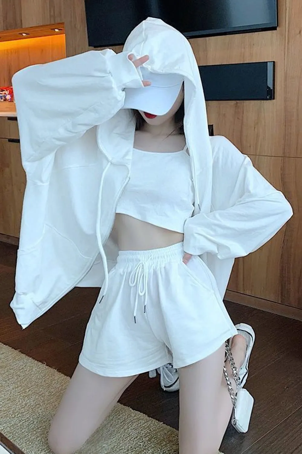 3 Pieces Home Wear Casual Suits