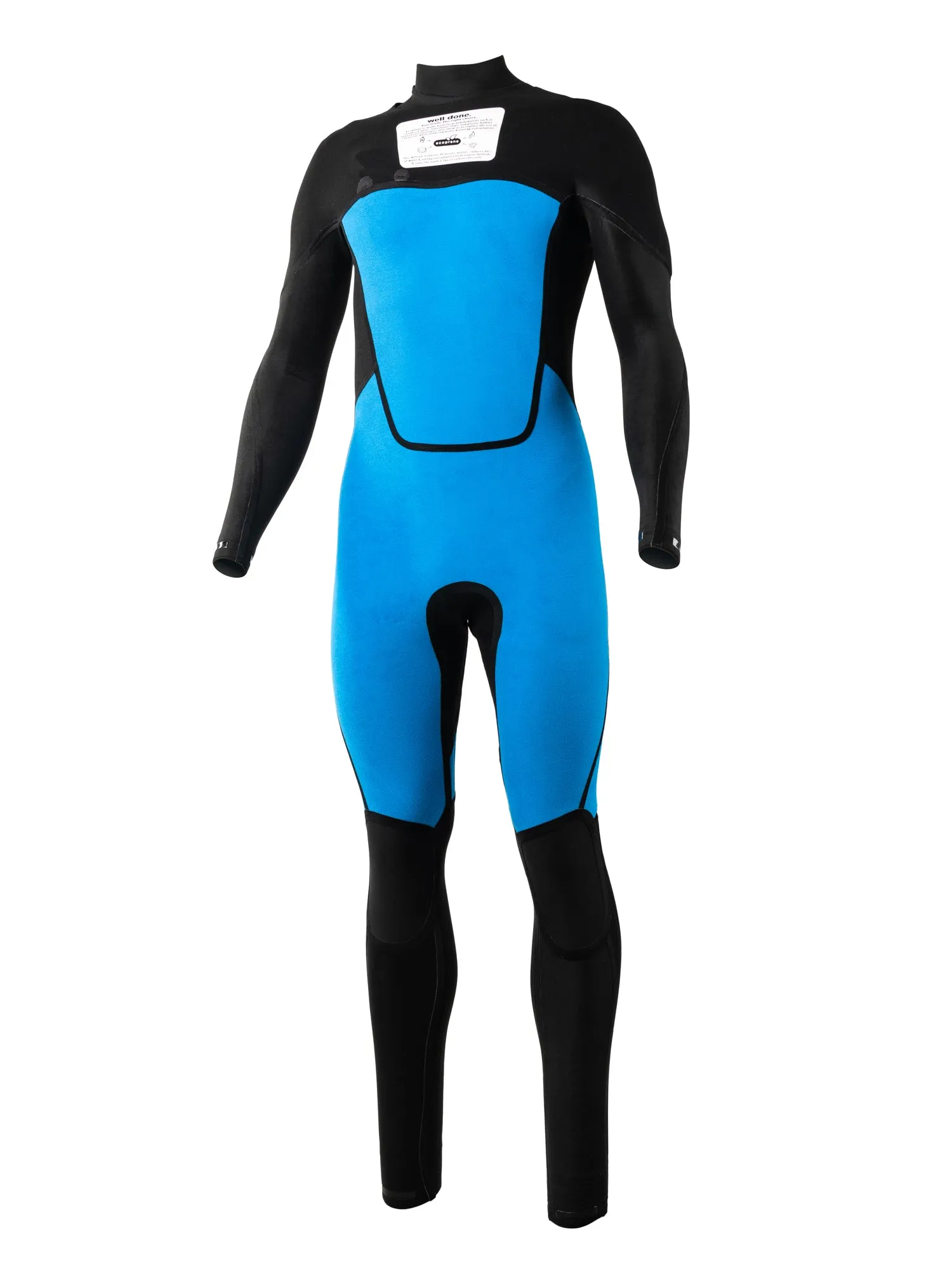 A Series Ecoprene 3/2 Chest Zip Long Sleeve Steamer Wetsuit