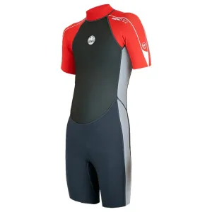 Alder 3/2mm Impact Junior Kids Shortie Wetsuit - Red