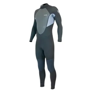 Alder Mens Impact 3/2mm Full Wetsuit - Grey
