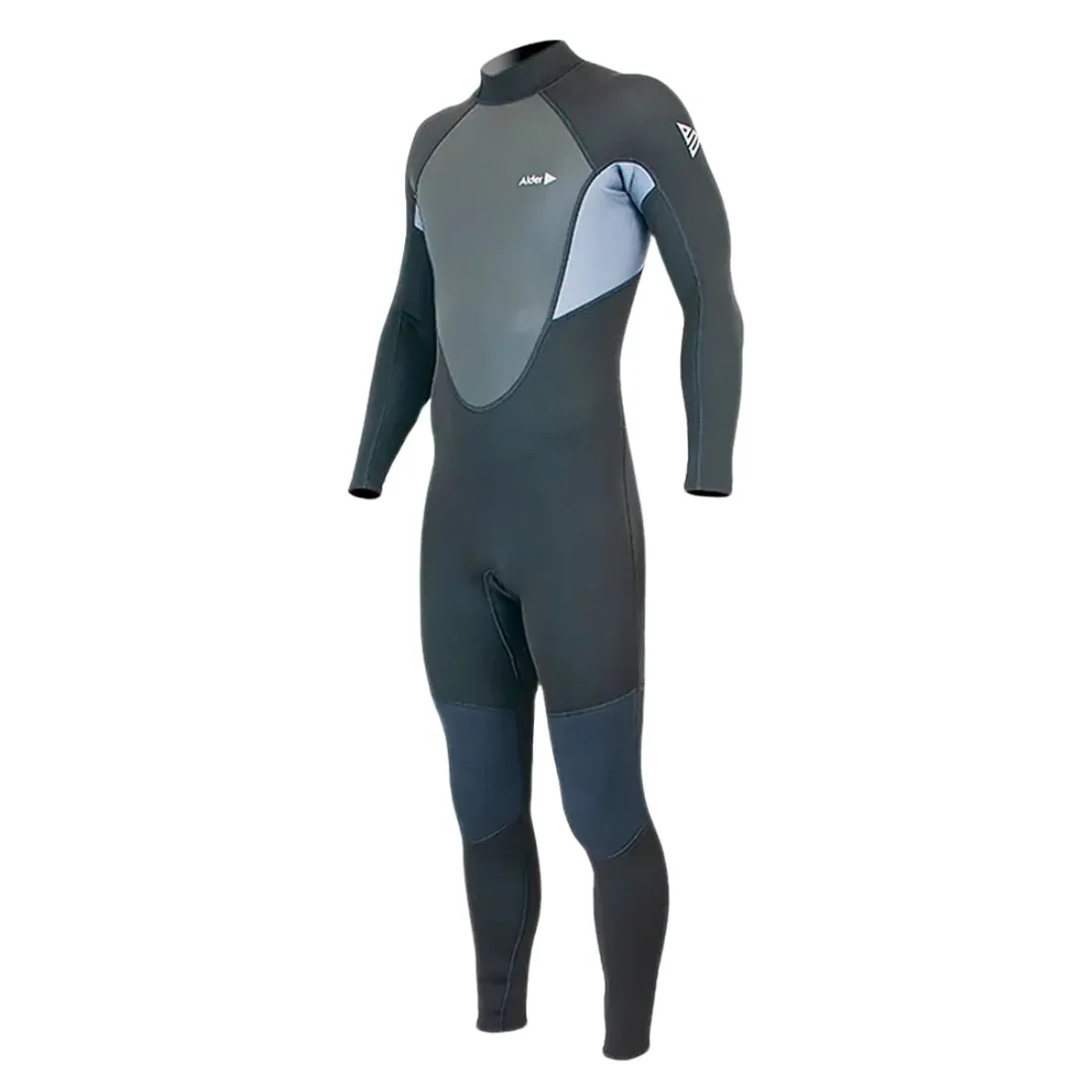 Alder Mens Impact 3/2mm Full Wetsuit - Grey