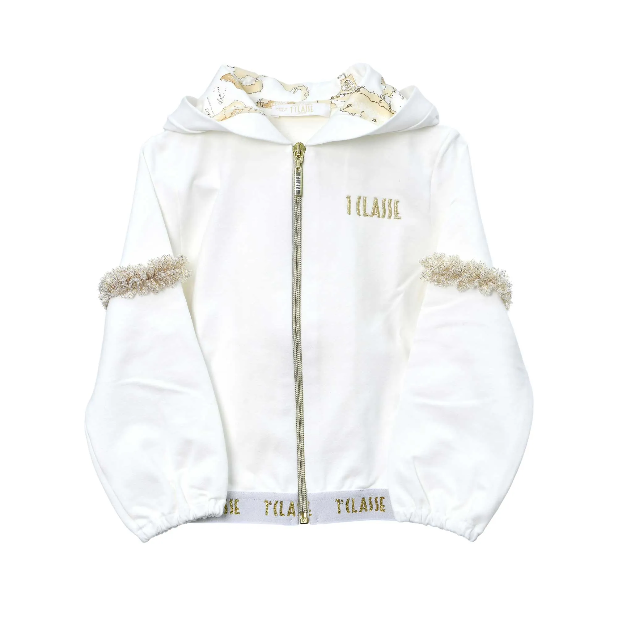 Alviero Martini Kids Girl's Cream Jogging Suit