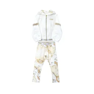 Alviero Martini Kids Girl's Cream Jogging Suit