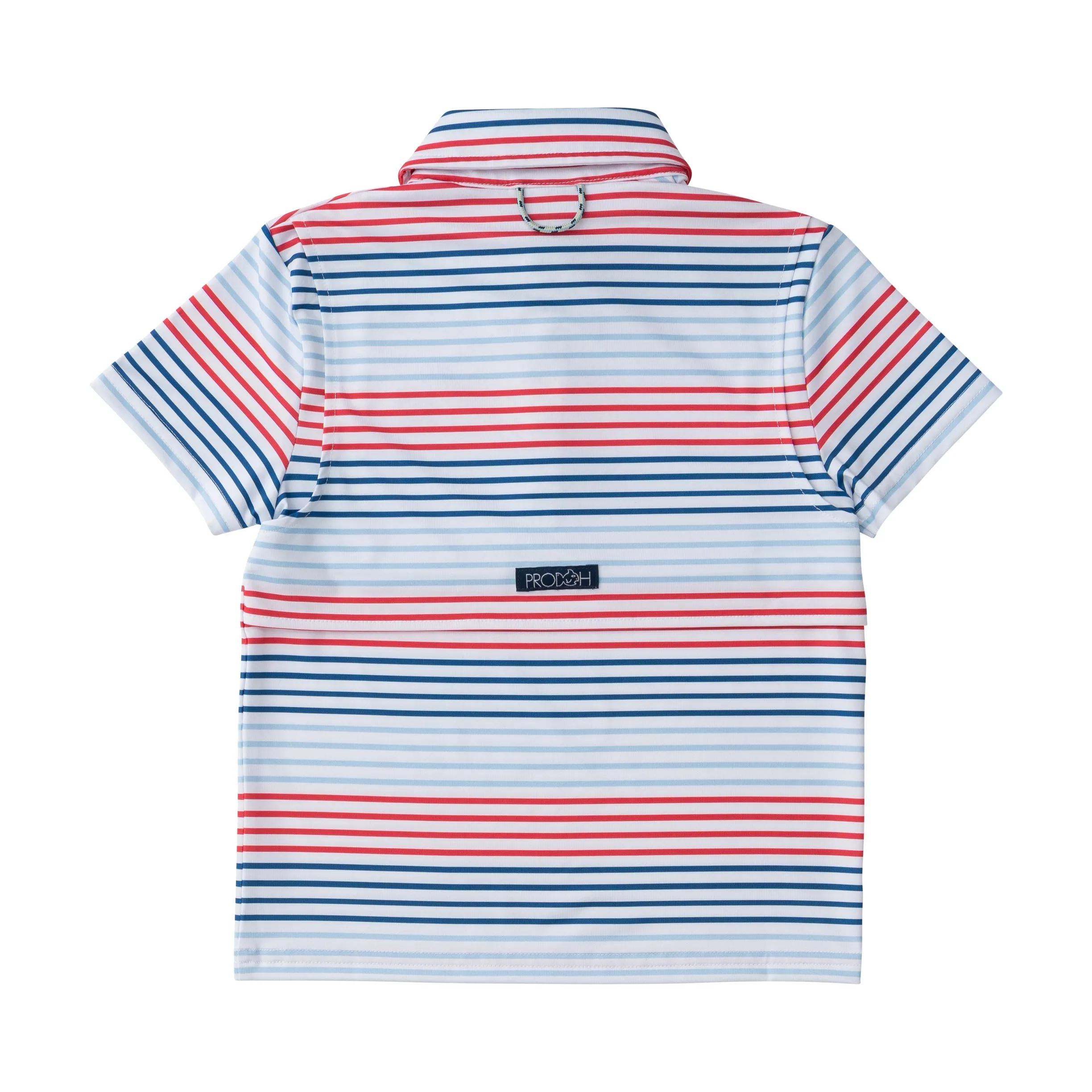 Americana Stripe Pro Performance Polo