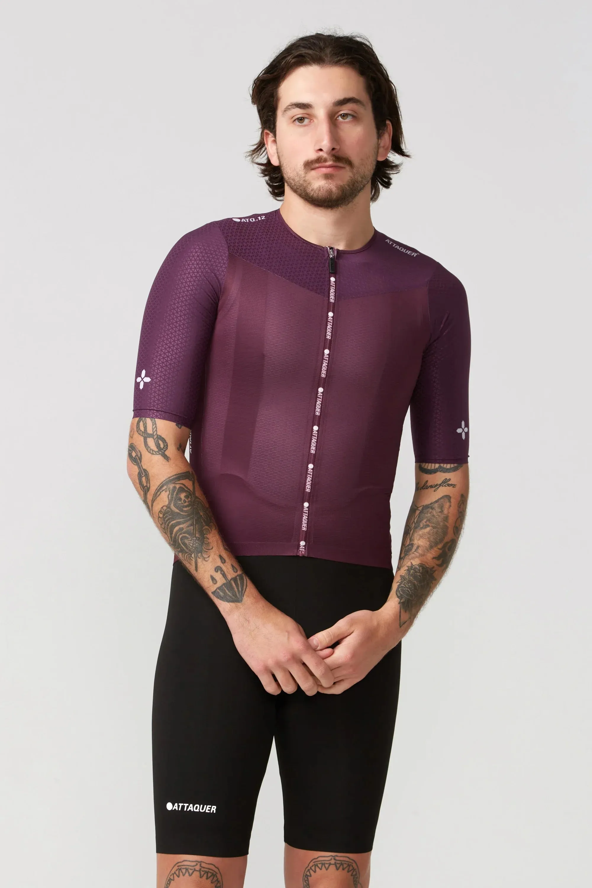 Attaquer ULTRA  Aero Jersey Burgundy