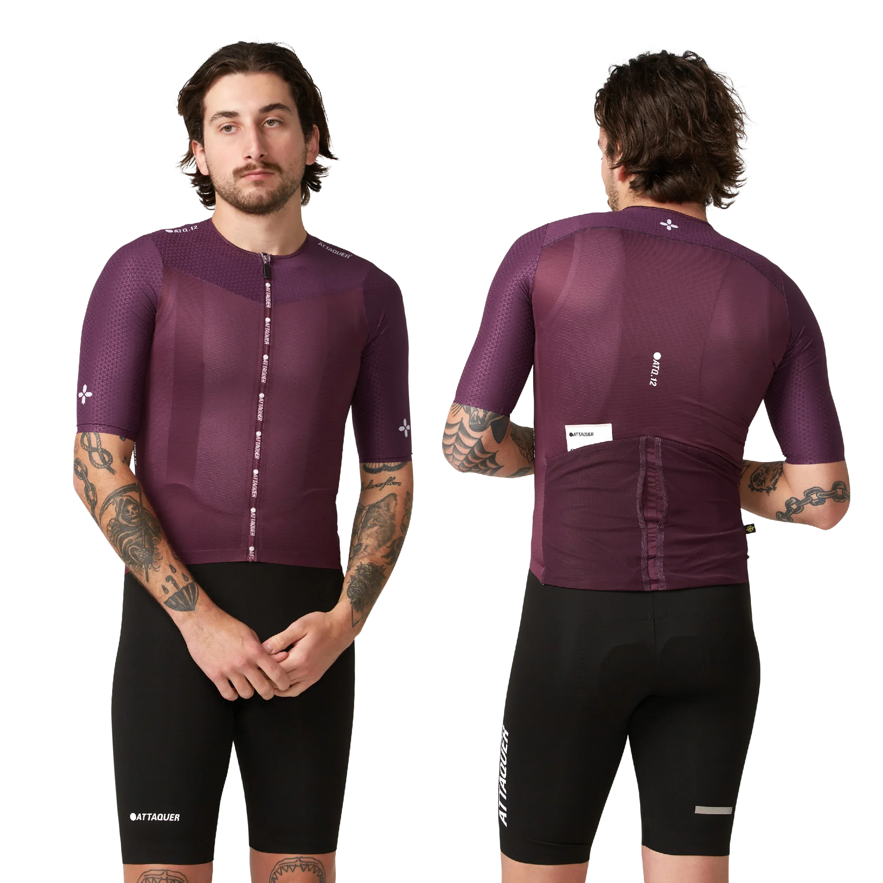 Attaquer ULTRA  Aero Jersey Burgundy