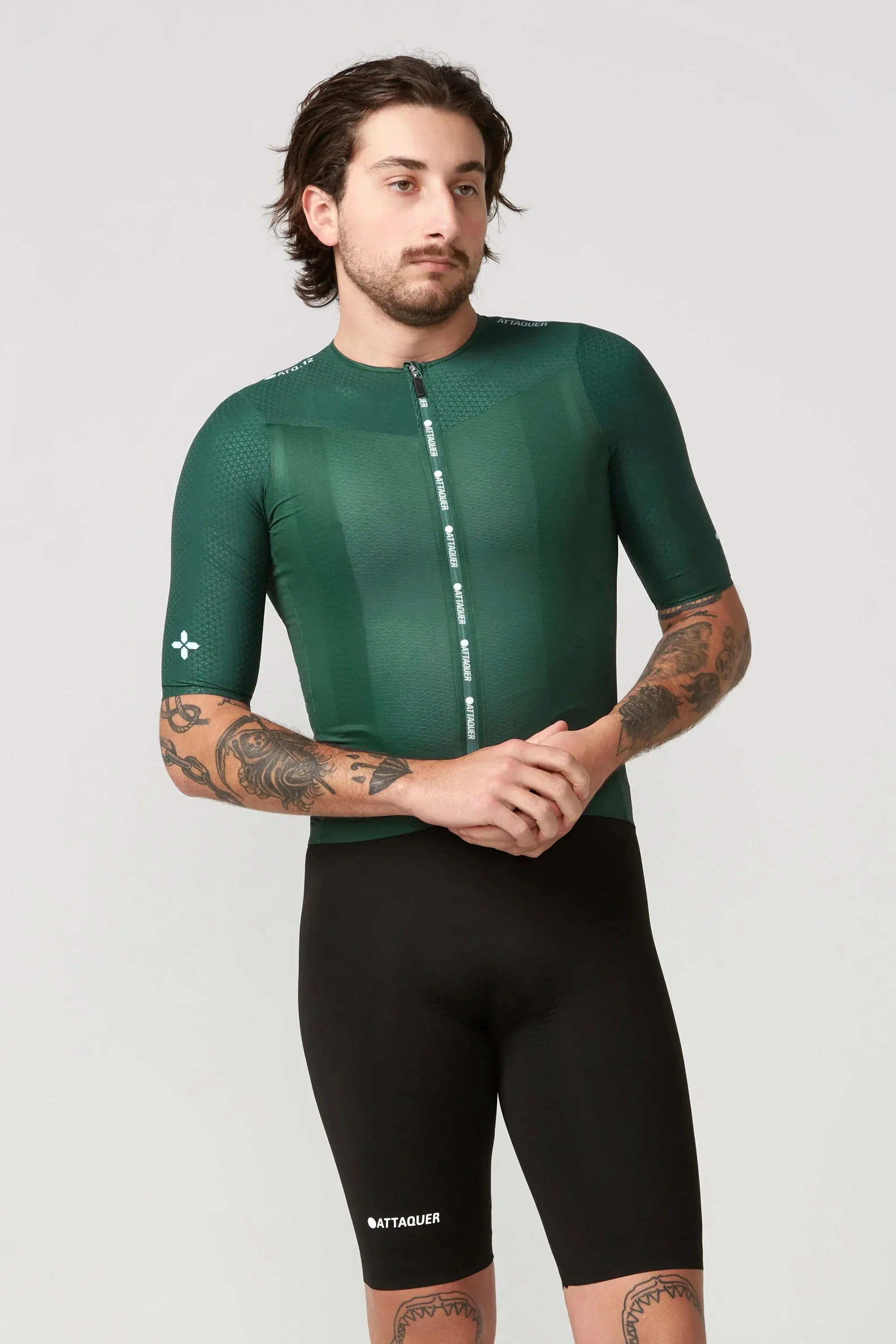 Attaquer ULTRA  Aero Jersey Deep Green