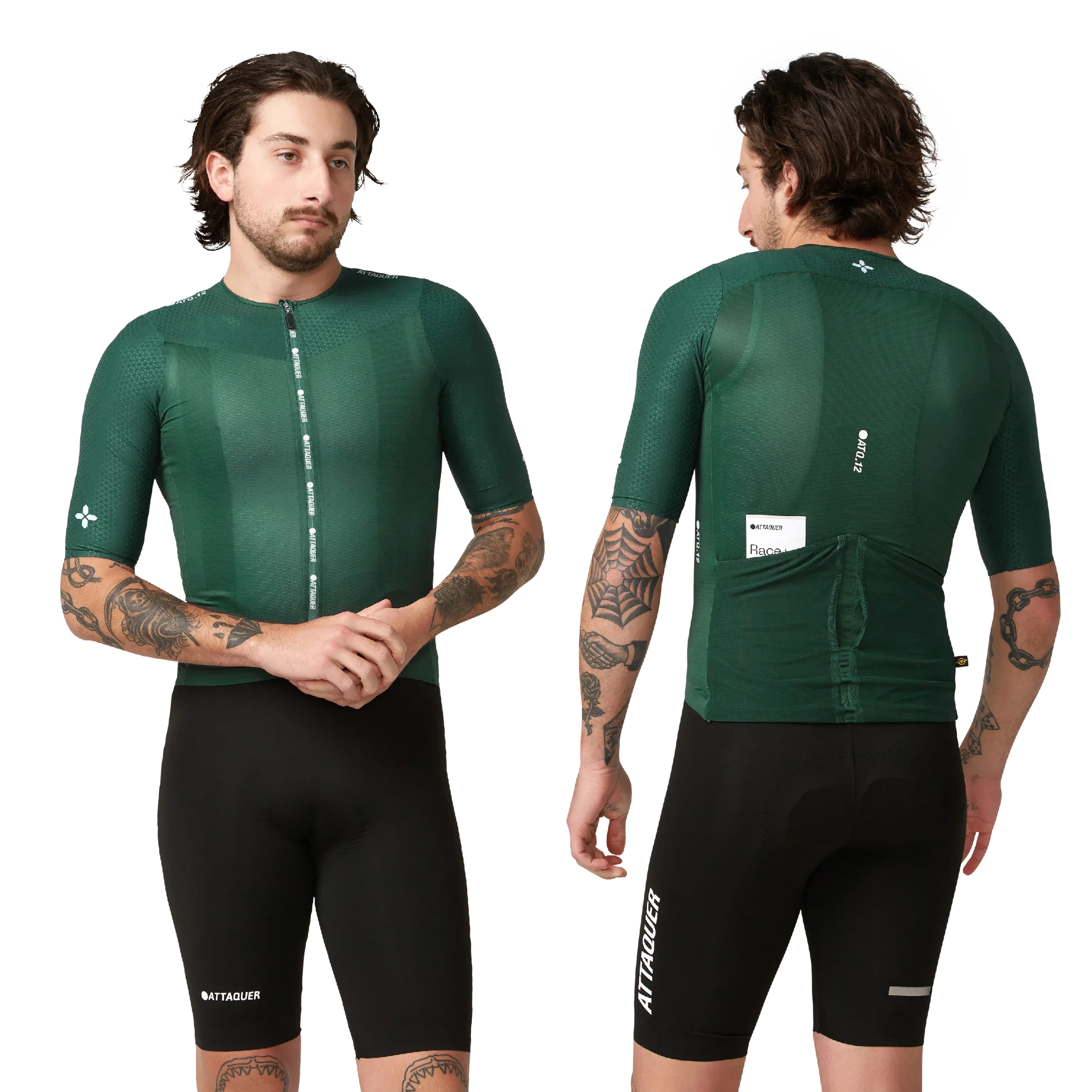 Attaquer ULTRA  Aero Jersey Deep Green