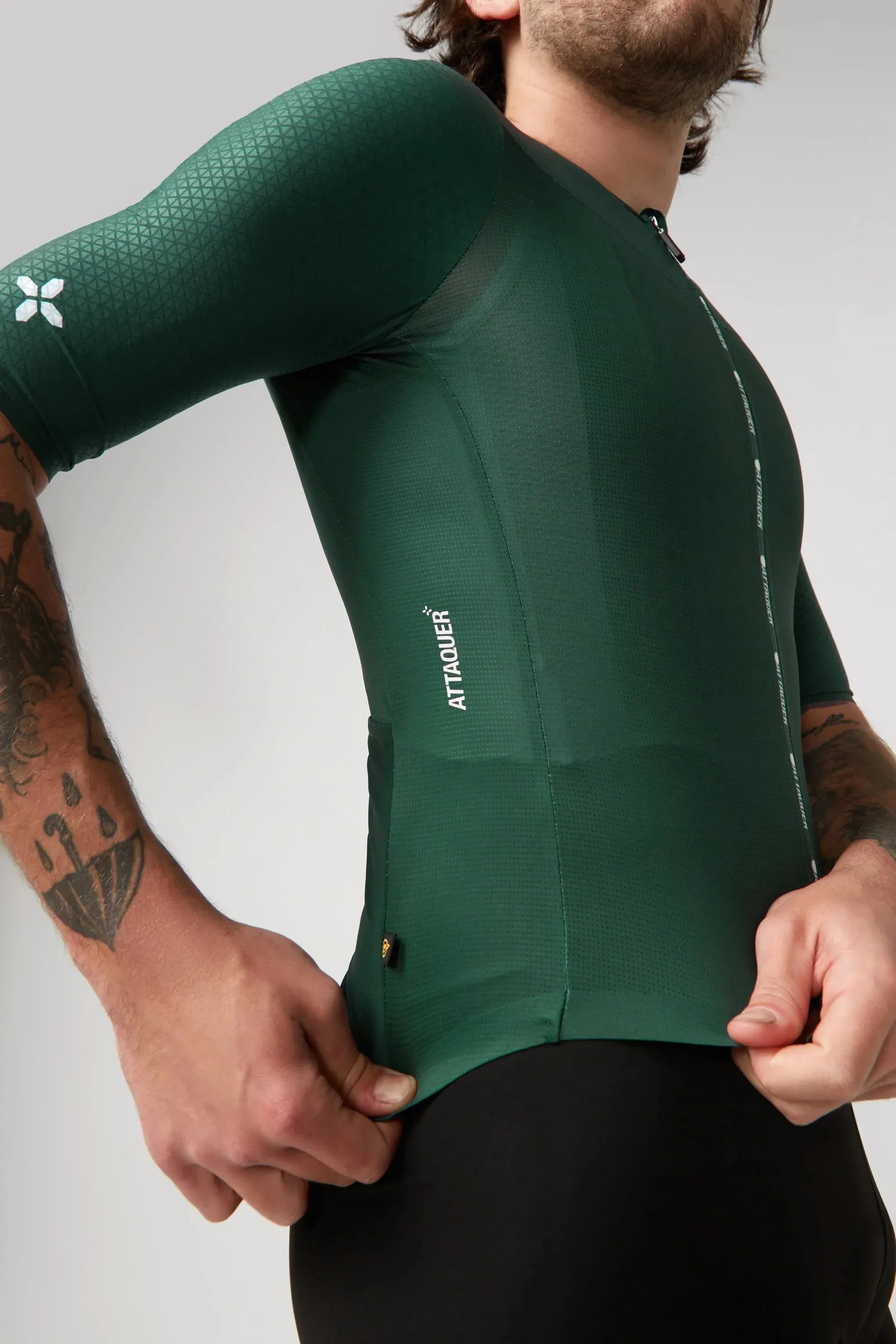 Attaquer ULTRA  Aero Jersey Deep Green