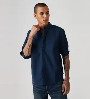 Authentic Button Down - Lucio Navy Blazer