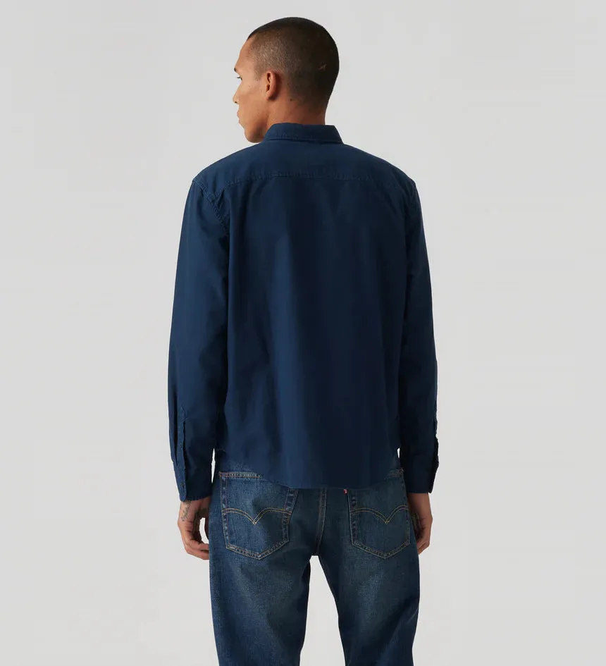 Authentic Button Down - Lucio Navy Blazer