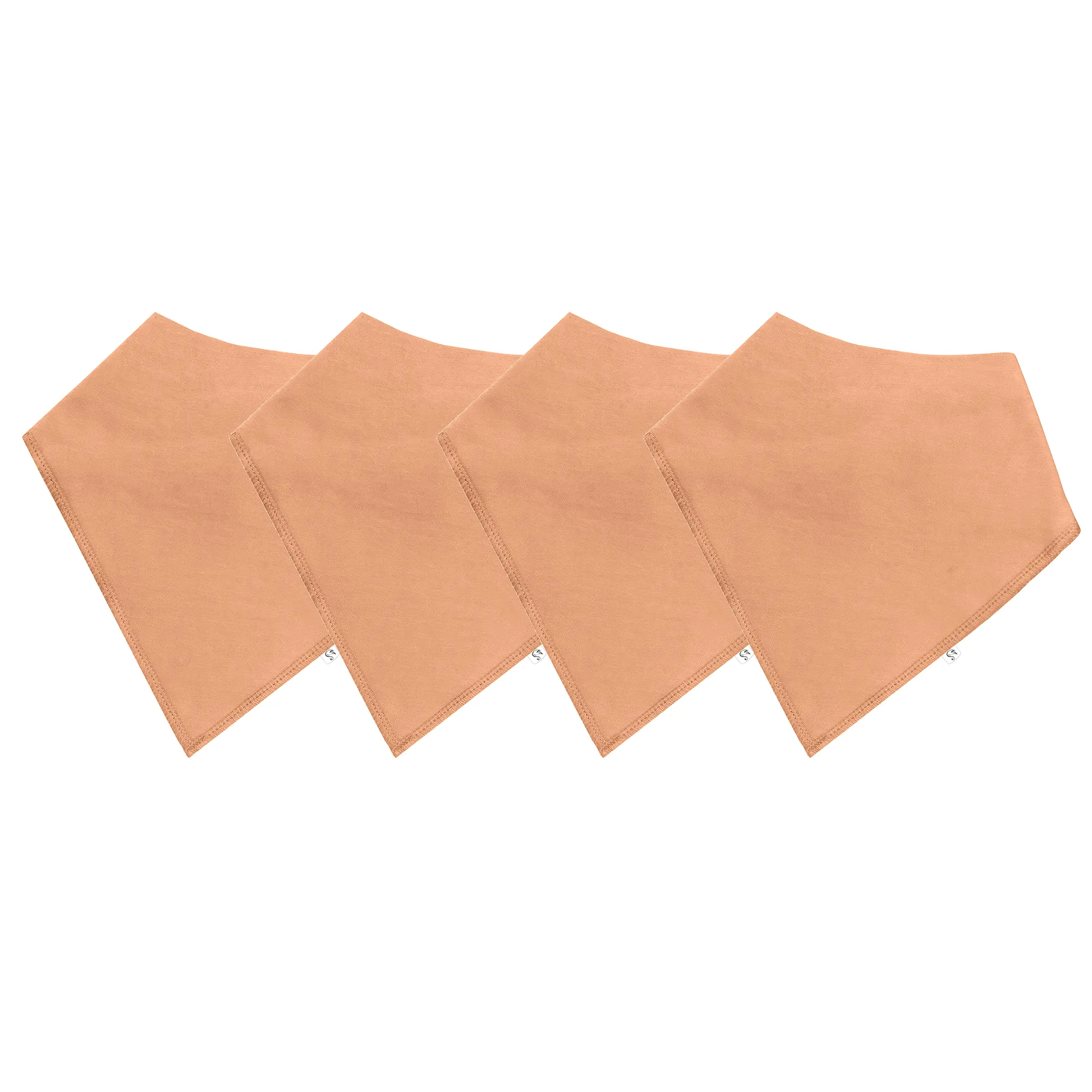 Baby Bandana Bibs - Peach Fuzz