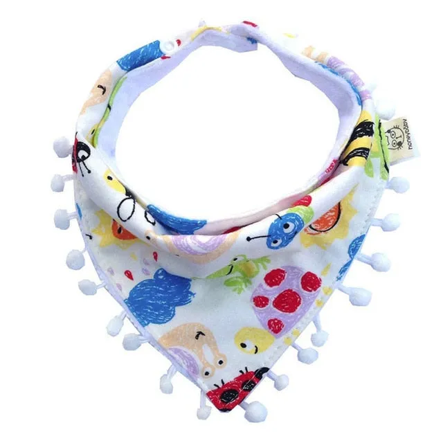 Baby Bibs Cotton Waterproof Feeding Bibs Saliva Towel