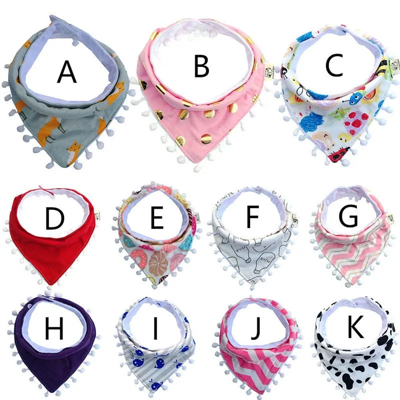 Baby Bibs Cotton Waterproof Feeding Bibs Saliva Towel