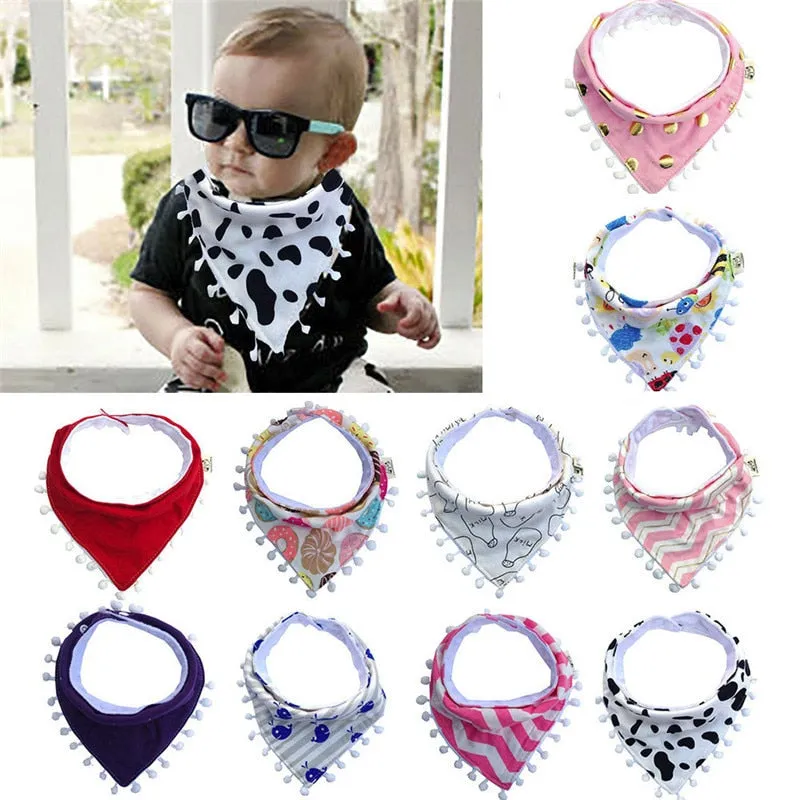 Baby Bibs Cotton Waterproof Feeding Bibs Saliva Towel