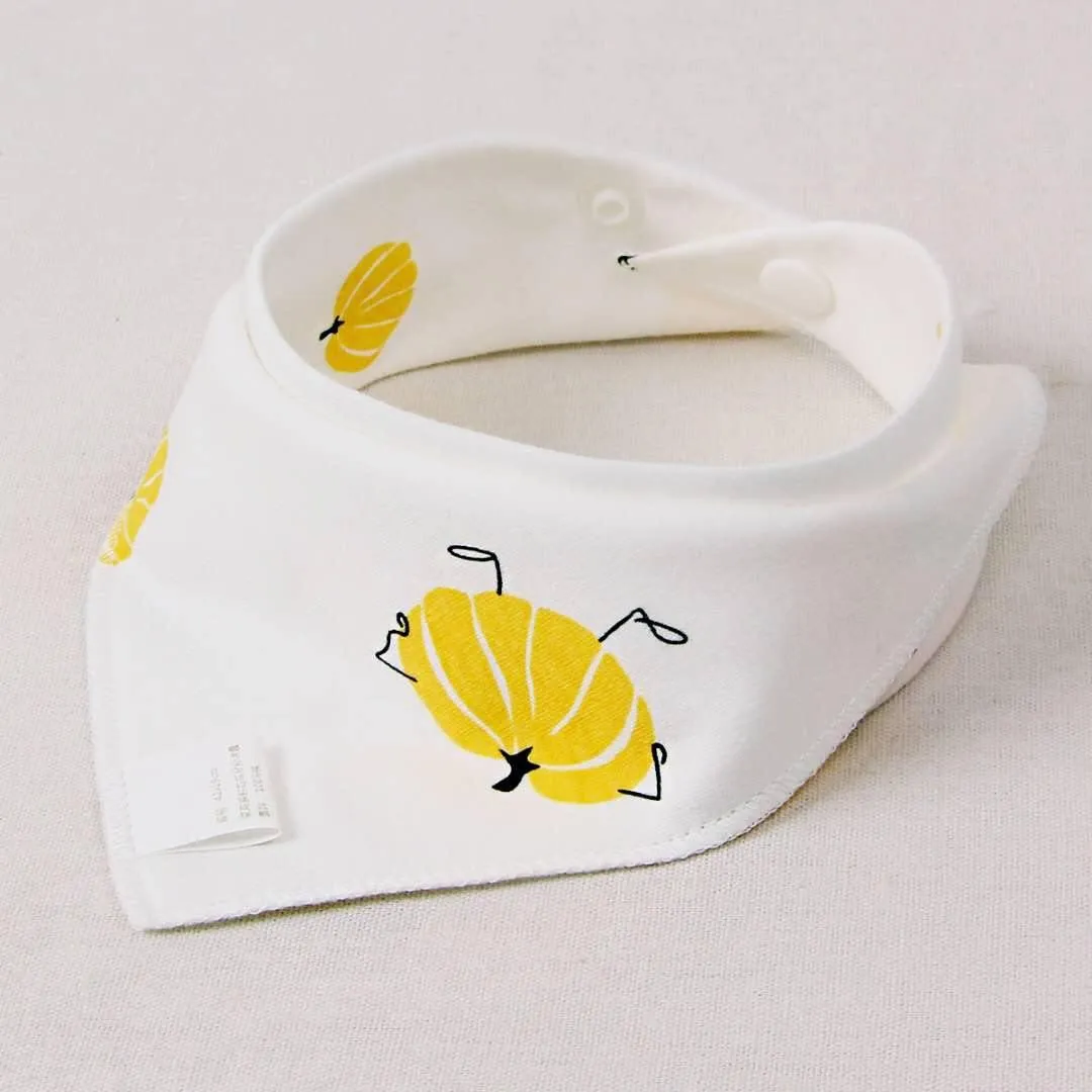 Baby Bibs Waterproof Triangle Cotton Cartoon Child Bibs Dribble Bibs Newborn Slabber Absorbent Cloth For Kids