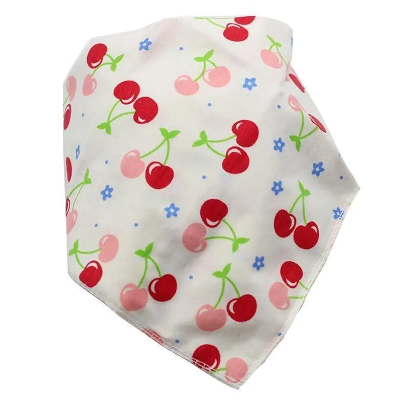 Baby Bibs Waterproof Triangle Cotton Cartoon Child Bibs Dribble Bibs Newborn Slabber Absorbent Cloth For Kids