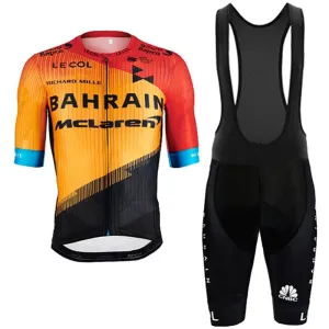 bahrain pro cycling team Eurosport Boutique ultralight summer Cycling short sleeve bicycle Race race ciclismo cycle wear Jersey