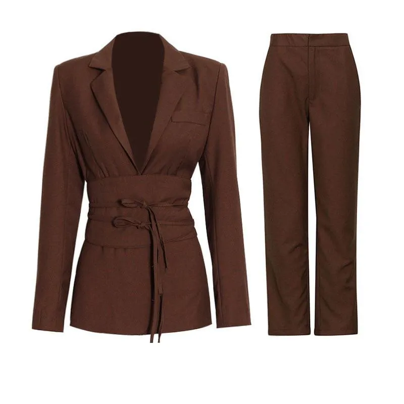 Bandage Elegant Blazer Suit
