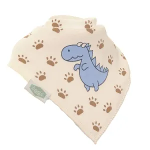 Bandana Dribble Bib | Blue Dino