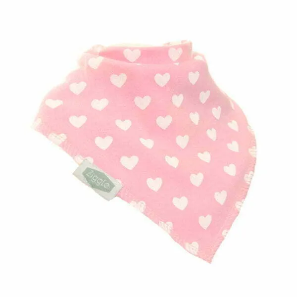 Bandana Dribble Bib | Hearts