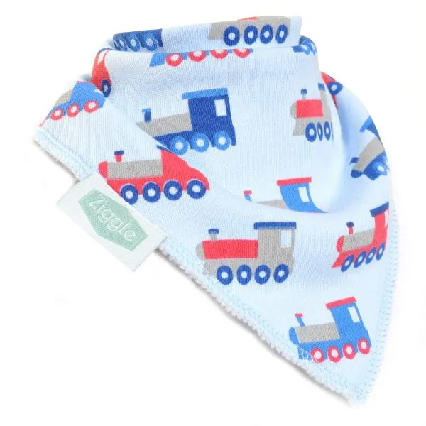 Bandana Dribble Bib | Trains
