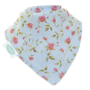 Bandana Dribble Bib | Vintage Blue Rose