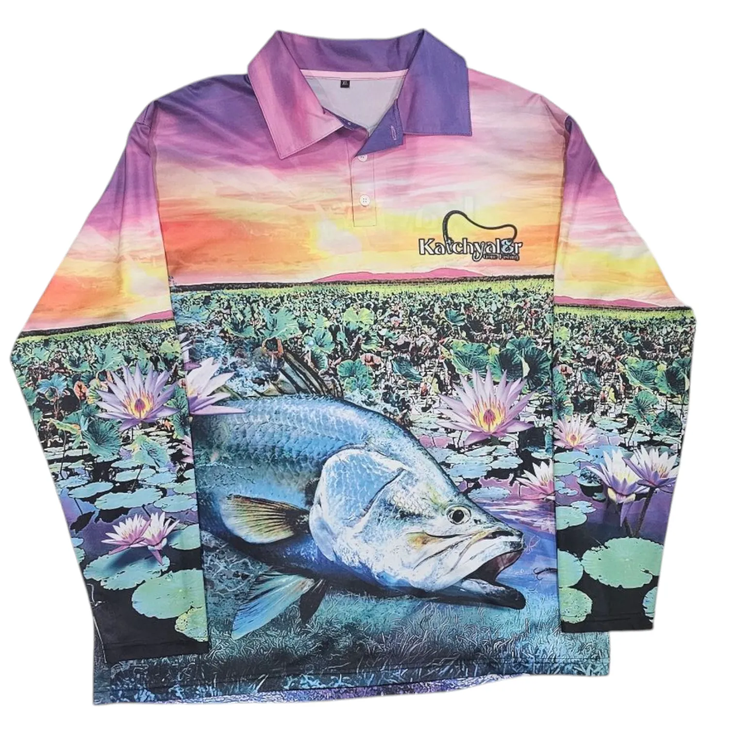 Barra Billabong Sunset Fishing Shirt