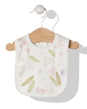 Bebetto Bib Waterproof Back Pink Floral