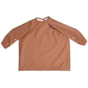BIBADO Coverall Weaning Bib - Chasing Rainbows Terracotta