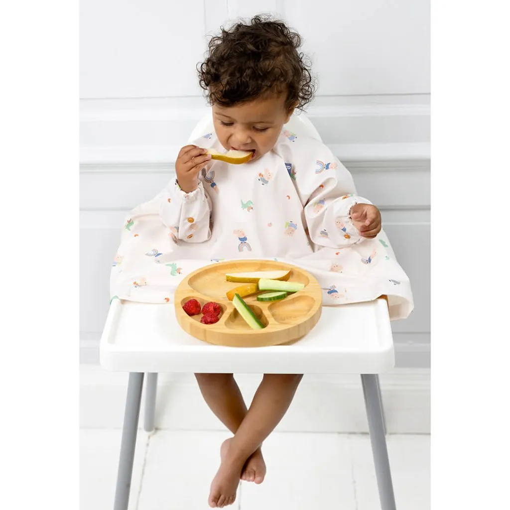 BIBADO Coverall Weaning Bib - George Pig Beige