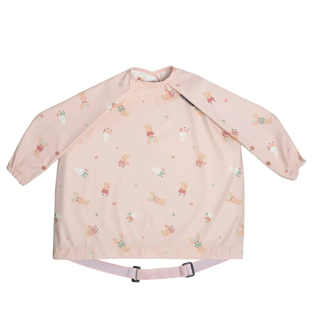 BIBADO Coverall Weaning Bib - Peppa PigPink