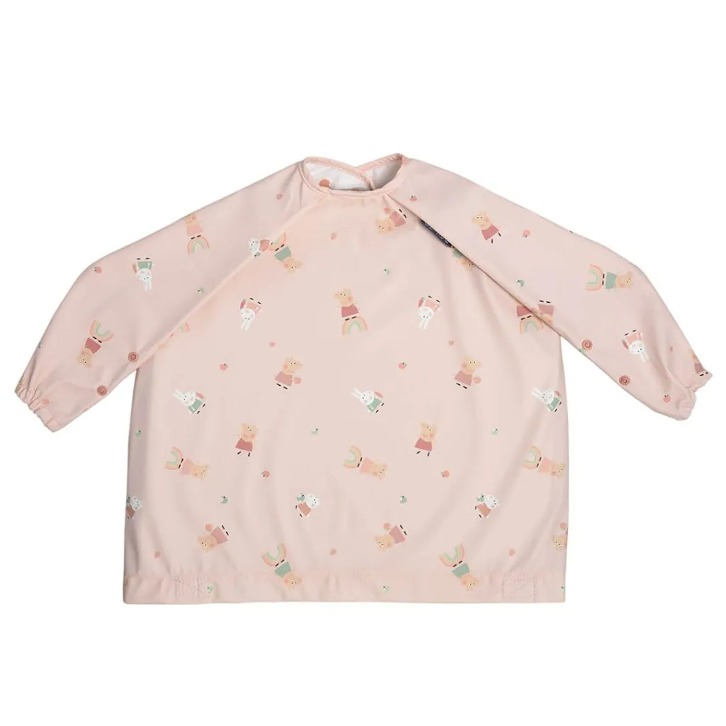 BIBADO Coverall Weaning Bib - Peppa PigPink