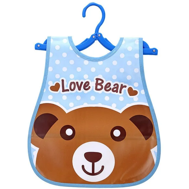 Bibs Waterproof Baby Silicone Bibs Burp Cloths Toddler Kids Adjustable Feeding Apron Saliva Bandana Baby Boys Girls Bandana Bib