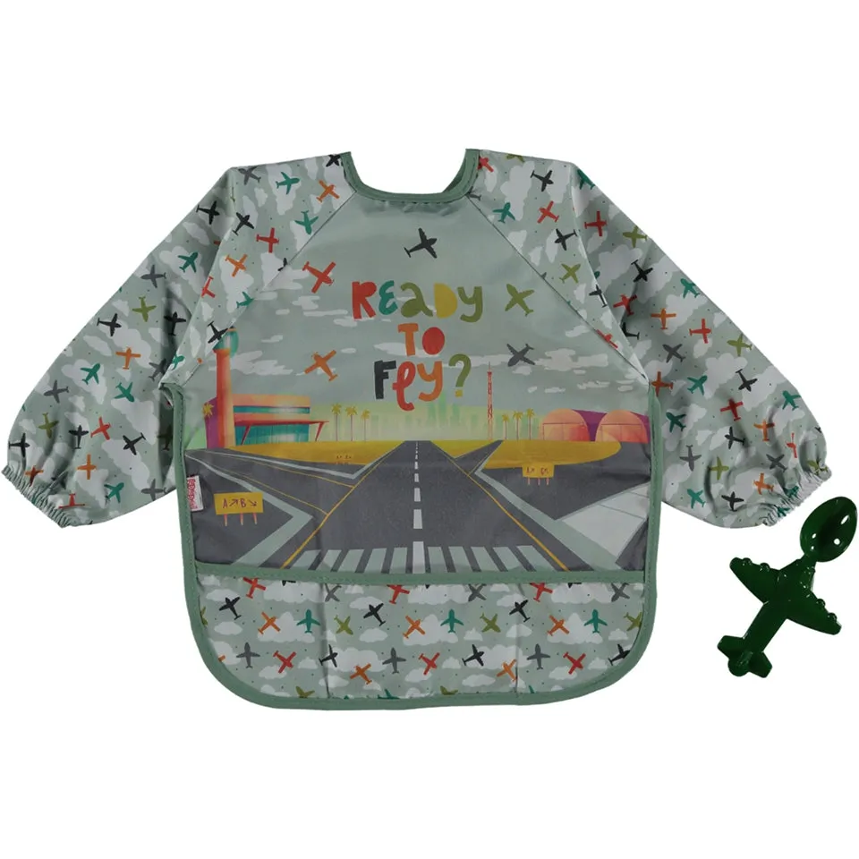 bibs with Sleeves   Aircraft Spoon