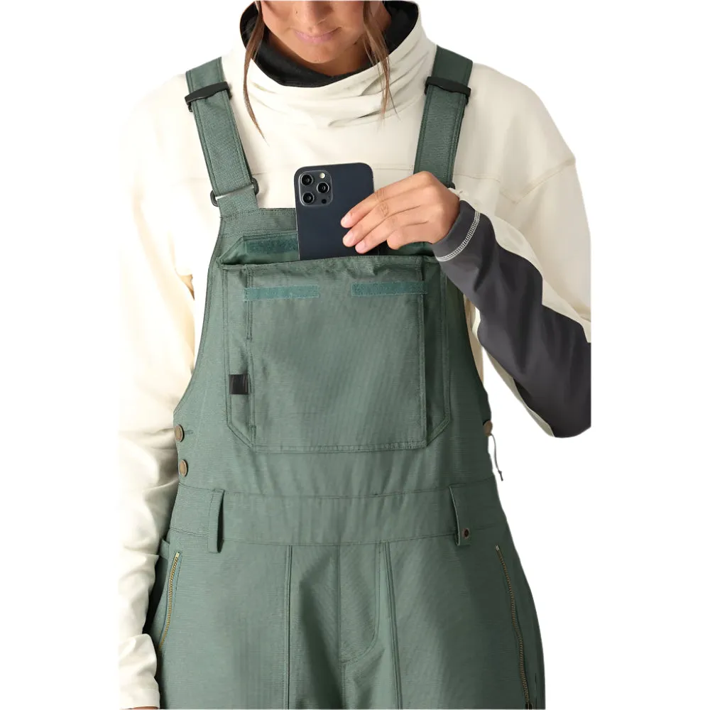 Black Magic Bib Snowboard Pants - Womens