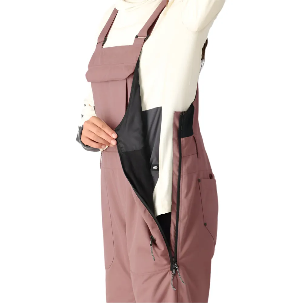 Black Magic Bib Snowboard Pants - Womens
