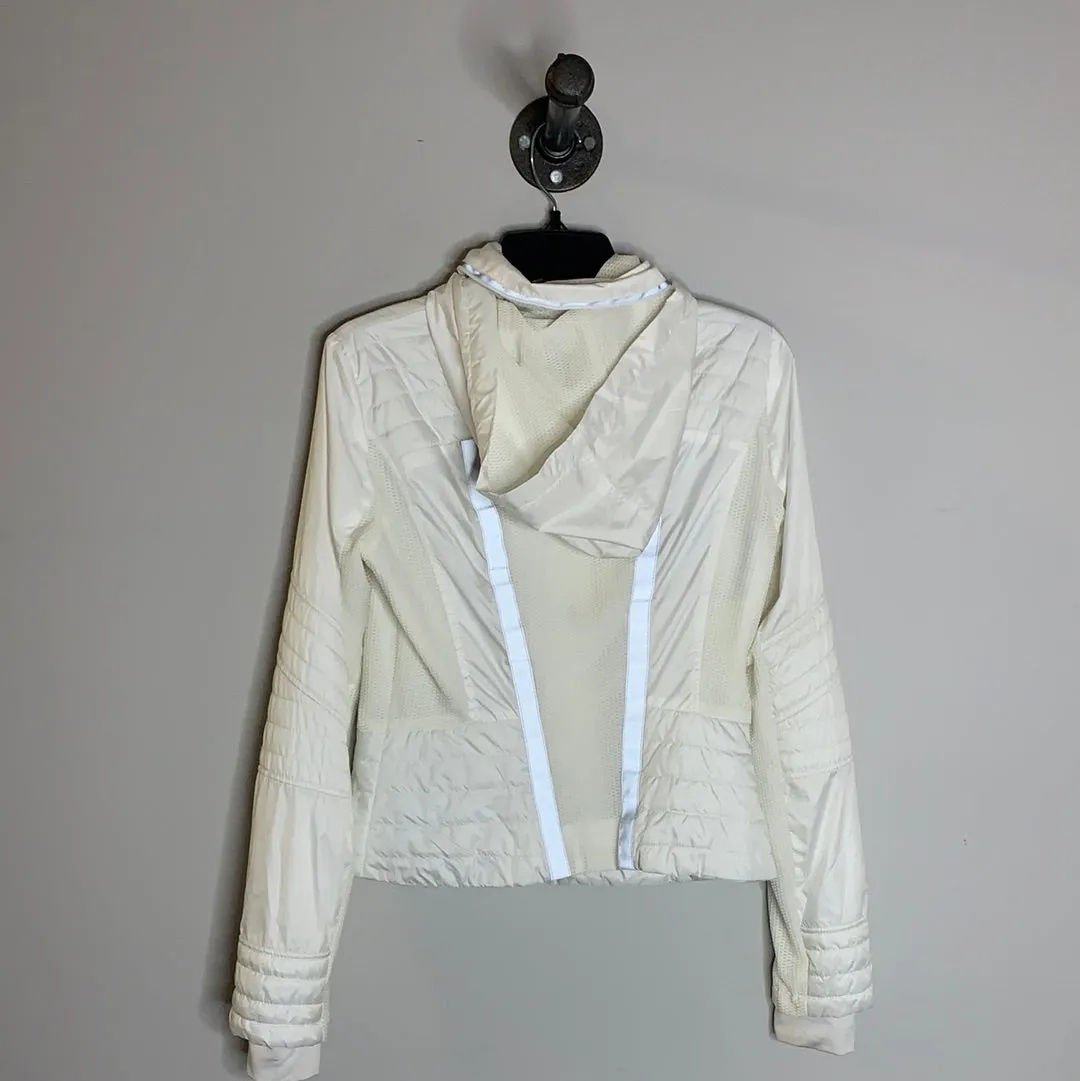 Blanc Noir White Zip Jacket
