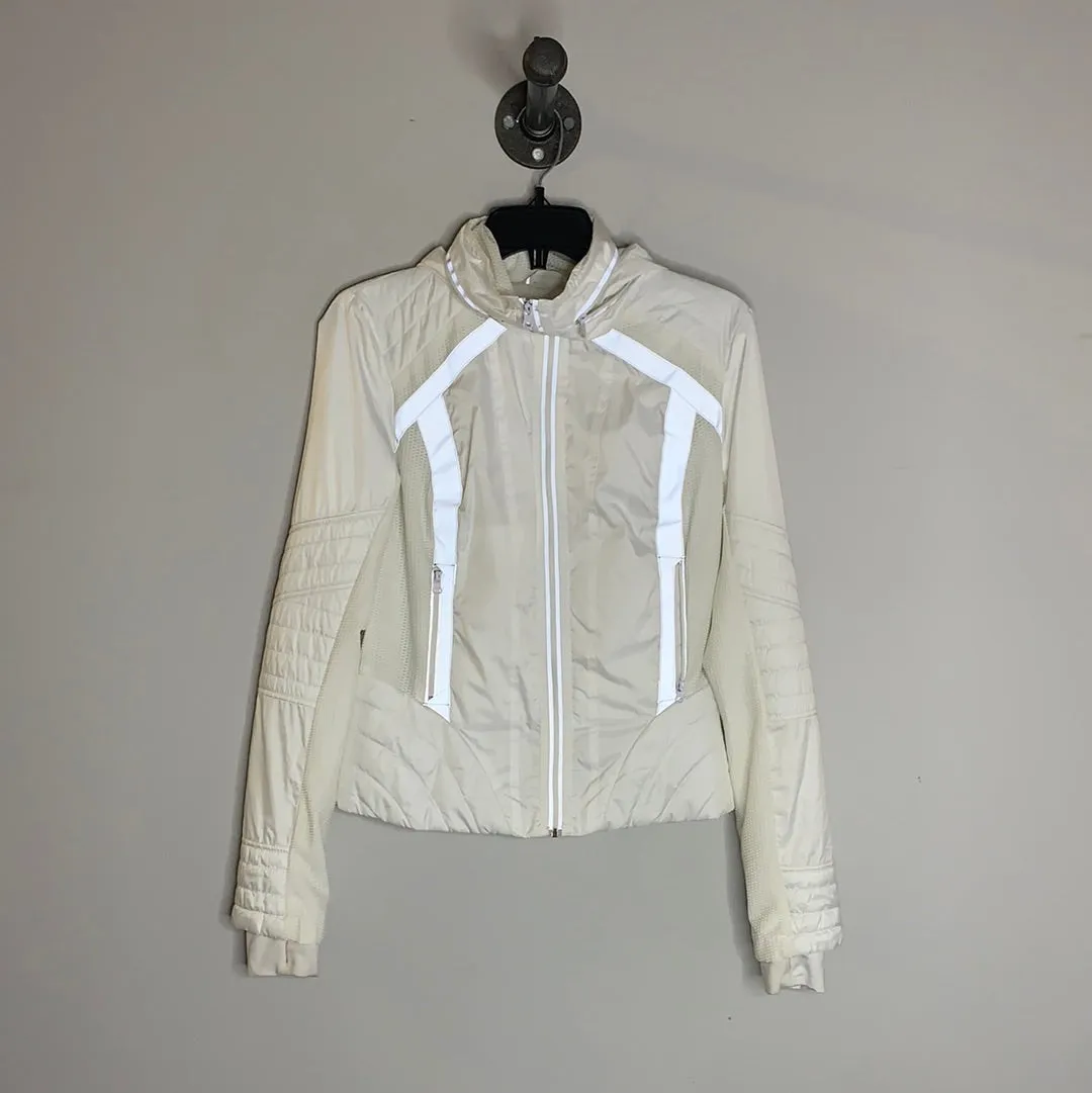Blanc Noir White Zip Jacket