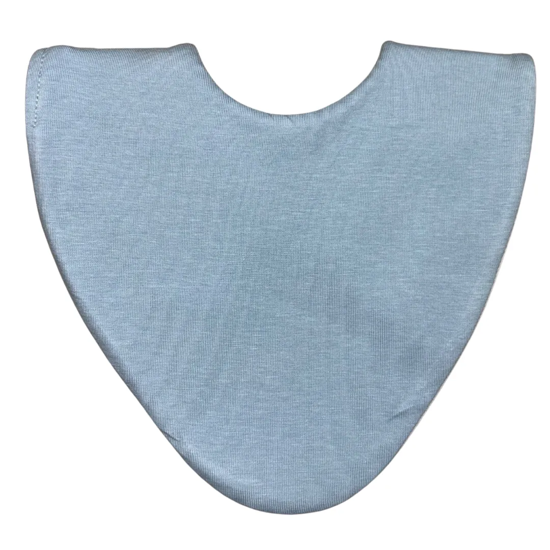 Blue Bundle of 3 Waterproof Dribble Bibs