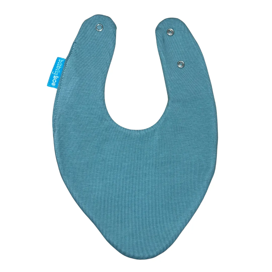 Blue Bundle of 3 Waterproof Dribble Bibs
