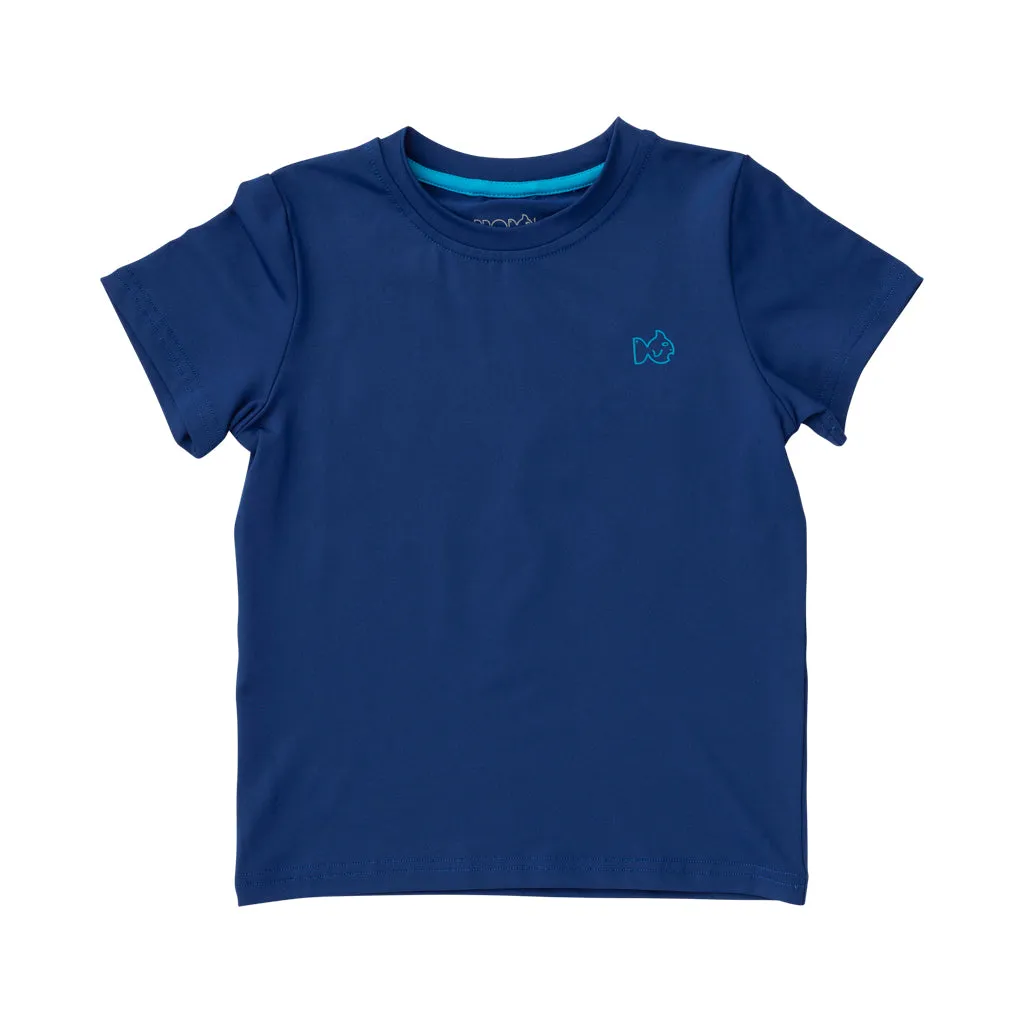 Boys Pro Performance Fishing Tee with Harbor Art
