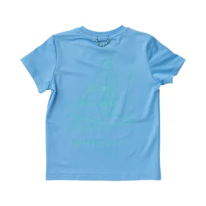 Boys Pro Performance Fishing Tee with Sportfisher Art