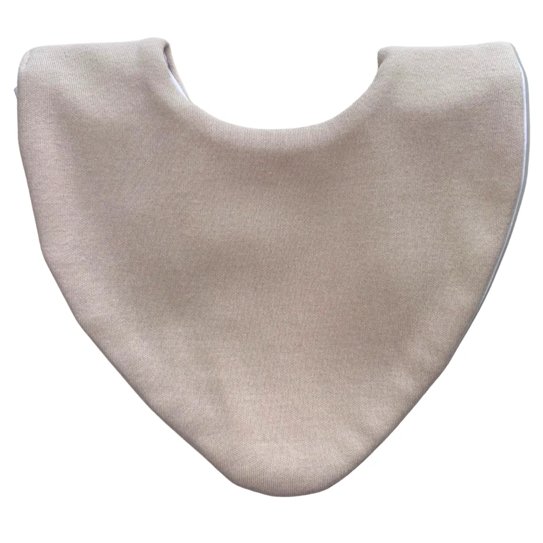 Brown Neutral Bundle of 3 Waterproof Dribble Bibs