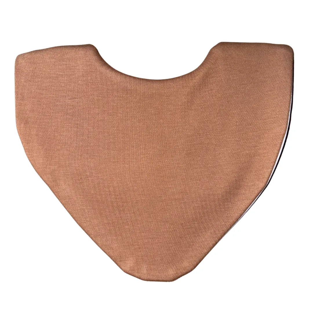 Brown Neutral Bundle of 3 Waterproof Dribble Bibs