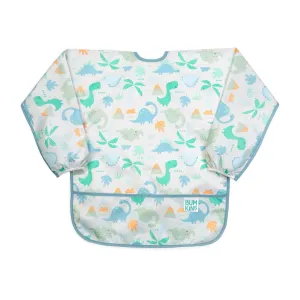 bumkins sleeved bib - dinosaur