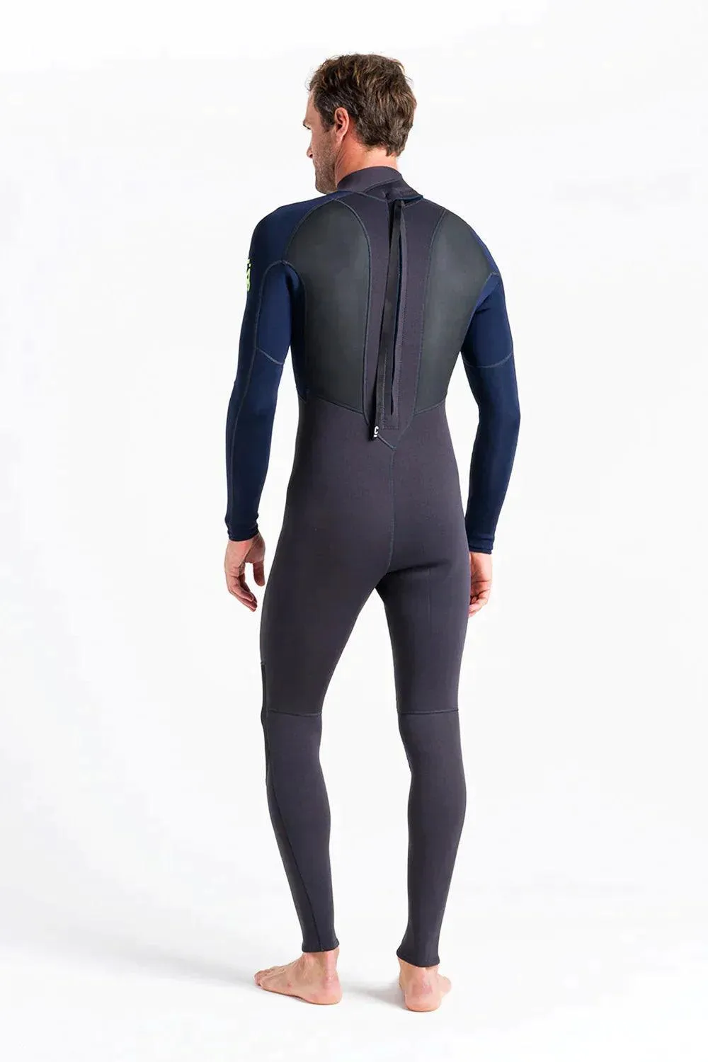 C-Skins Element 3/2mm Back Zip Summer Wetsuit Slate Lime