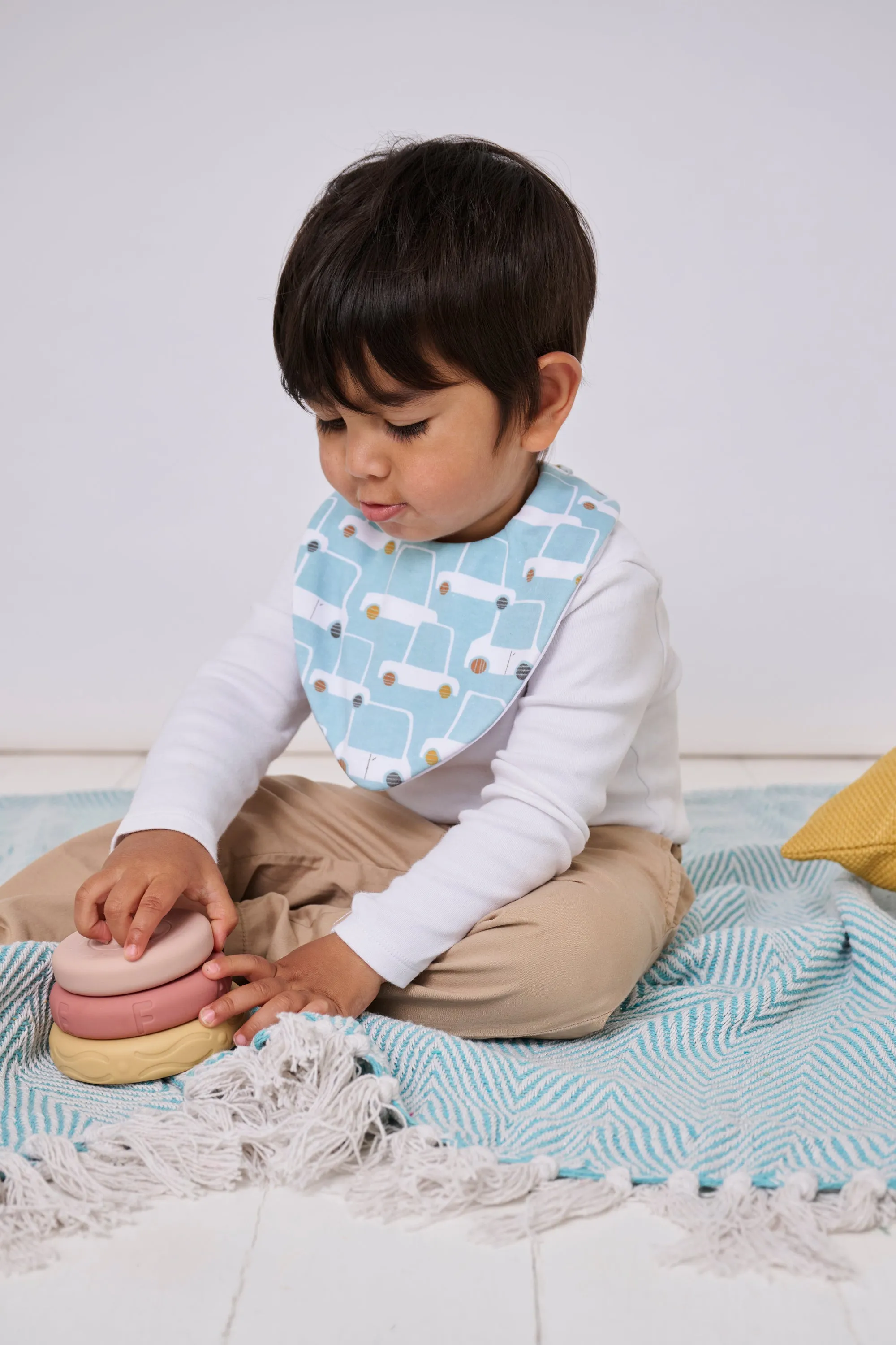 Cars & Dragons Dribble Bib Gift Box